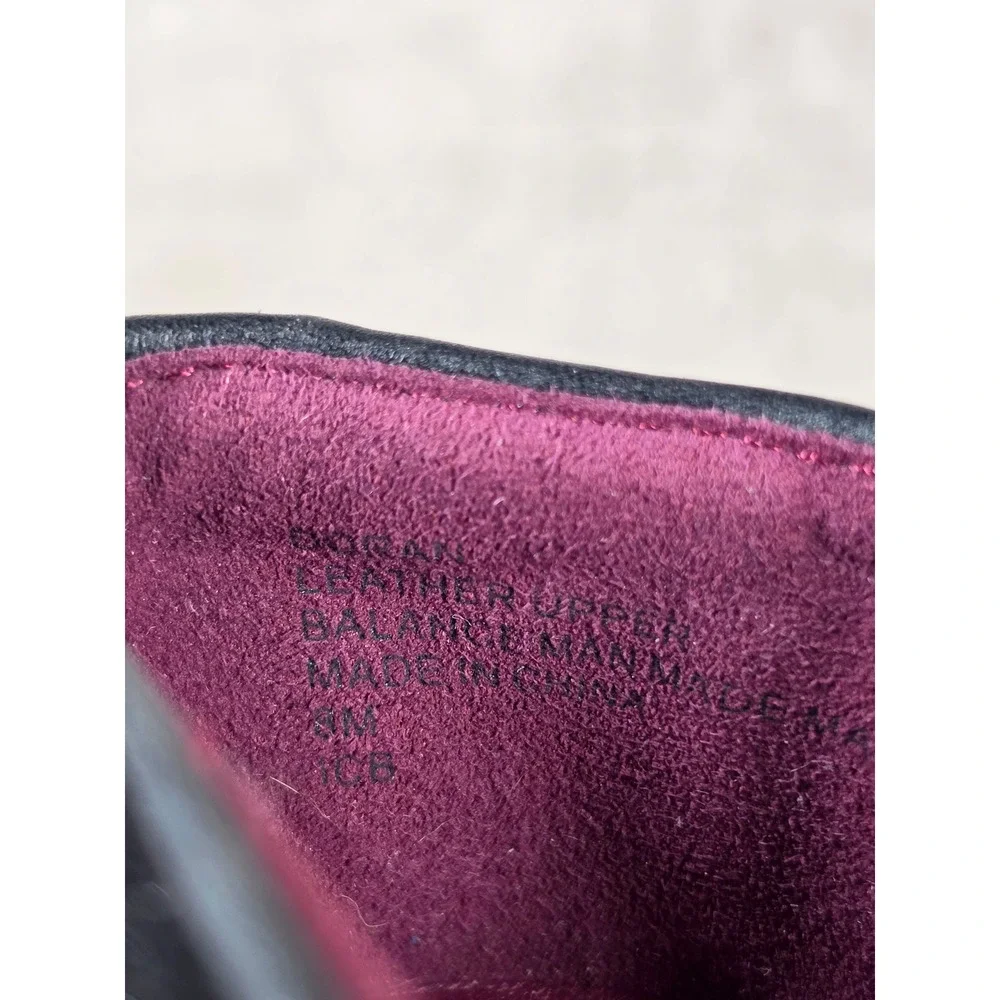 Aerosoles Doran Pointed Toe Bow Ballet Flats Shoes Pomegranate Black Suede 8M